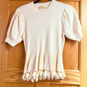 Ulla Johnson Cream Puff Sleeve Blouse